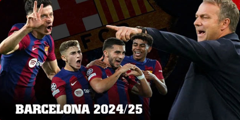 Đội hình Barca 2024/25 dưới sự dẫn dắt của HLV Hansi Flick